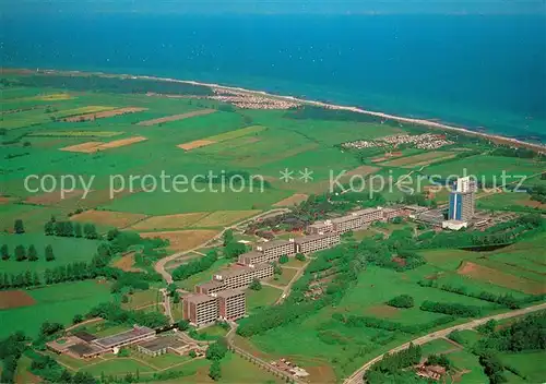 AK / Ansichtskarte Schoenberg_Holstein Ostseeklinik Holm AHB Klinik Fliegeraufnahme Schoenberg_Holstein