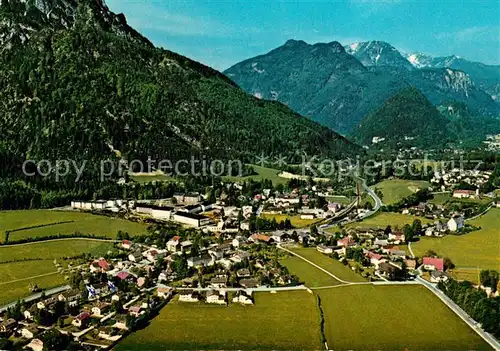 AK / Ansichtskarte Bayerisch_Gmain Fliegeraufnahme mit Muellnerorn und Ristfeuchthorn Bayerisch Gmain