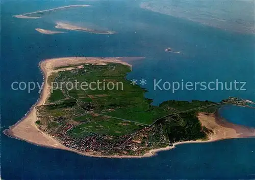 AK / Ansichtskarte Borkum_Nordseebad Fliegeraufnahme Borkum_Nordseebad