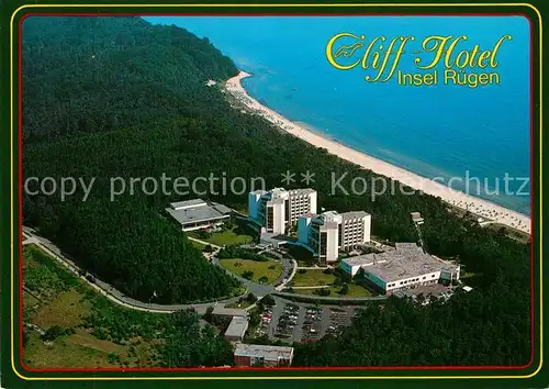 AK / Ansichtskarte Ruegen Cliff Hotel Fliegeraufnahme Ruegen