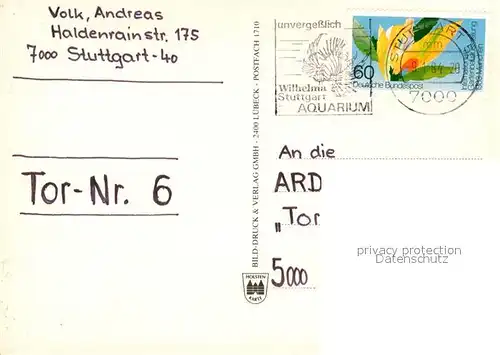 AK / Ansichtskarte Stuttgart Schloss Solitude Stuttgart