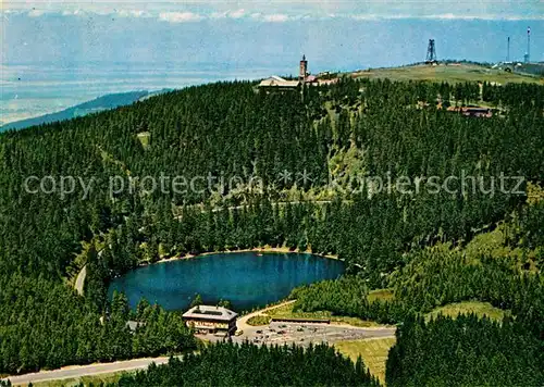 AK / Ansichtskarte Mummelsee Berghotel Mummelsee Fliegeraufnahme Mummelsee