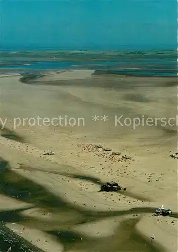 AK / Ansichtskarte St_Peter Ording Ordinger Sandbank Fliegeraufnahme St_Peter Ording