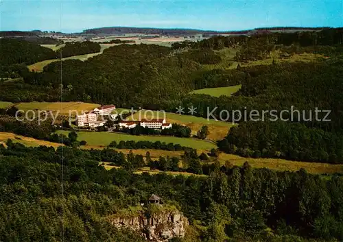 AK / Ansichtskarte Neukirchen_Knuellgebirge Fliegeraufnahme Waldsanatorium Urbachtal Neukirchen Knuellgebirge