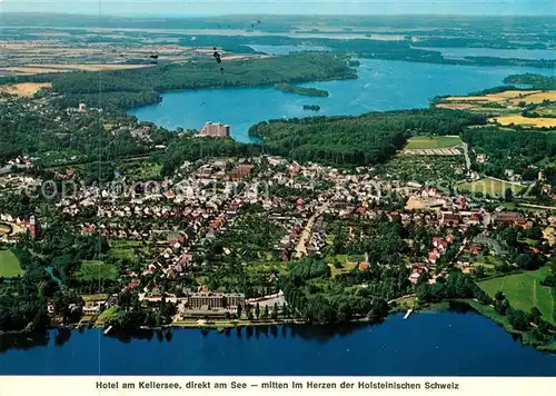 AK / Ansichtskarte Kellersee Fliegeraufnahme Hotel Kellersee