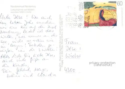 AK / Ansichtskarte Norderney_Nordseebad Fliegeraufnahme Norderney_Nordseebad