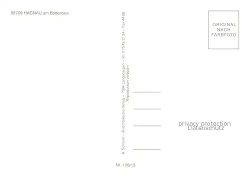 AK / Ansichtskarte Hagnau_Bodensee Winzerdorf Hafen Faehre Fliegeraufnahme Hagnau Bodensee