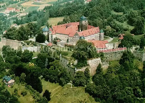 AK / Ansichtskarte Kronach_Oberfranken Veste Rosenberg Fliegeraufnahme Kronach Oberfranken