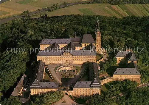 AK / Ansichtskarte Banz_Bad_Staffelstein Kloster Fliegeraufnahme Banz_Bad_Staffelstein