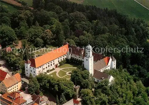 AK / Ansichtskarte Kirchheim_Schwaben Fuggerschloss Fliegeraufnahme Kirchheim Schwaben