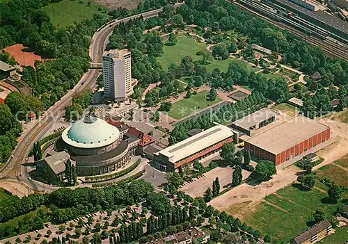 AK / Ansichtskarte Hannover Stadthalle Hotel Am Stadtpark Niedersachsenhalle Eilenriedehalle Fliegeraufnahme Hannover