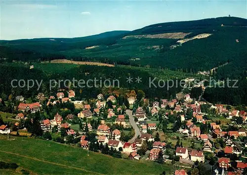 AK / Ansichtskarte Braunlage Heilklimatischer Hoehenluftkurort Fliegeraufnahme Braunlage