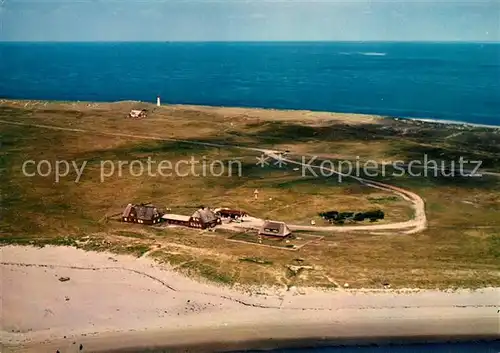 AK / Ansichtskarte Ellenbogen_Sylt Cafe Restaurant Hotel uethoern Fliegeraufnahme Ellenbogen_Sylt