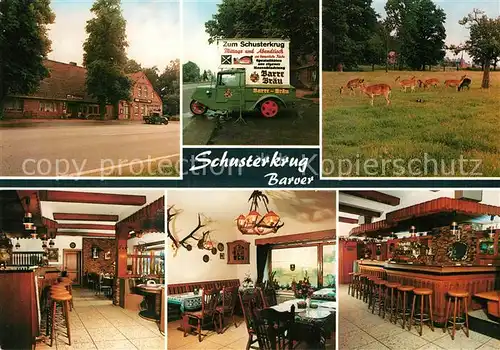 AK / Ansichtskarte Barver Restaurant Schusterkrug Wild  Barver