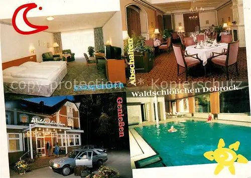 AK / Ansichtskarte Wingst Ringhotel Waldschloesschen Dobrock Schwimmbad Wingst