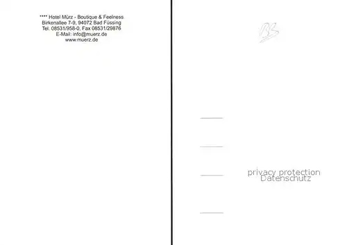 AK / Ansichtskarte Bad_Fuessing Hotel Muerz Schwimmbad Bad_Fuessing