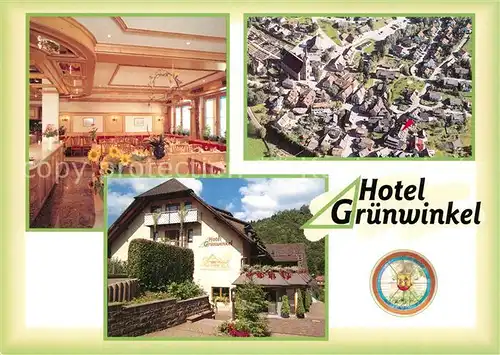 AK / Ansichtskarte Oberharmersbach Hotel Gruenwinkel Christina Pfundstein Oberharmersbach