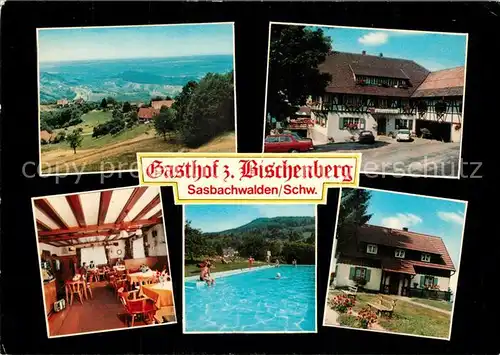 AK / Ansichtskarte Sasbachwalden Gasthof z. Bischenberg Pool Sasbachwalden