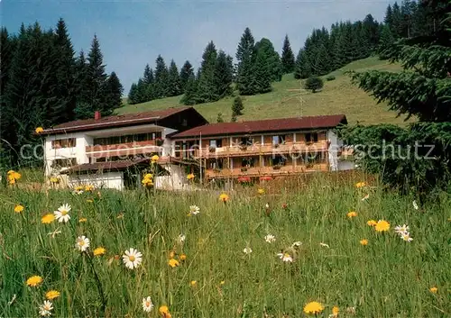 AK / Ansichtskarte Oberstaufen Berghaus Homberg Ferienheim Oberstaufen