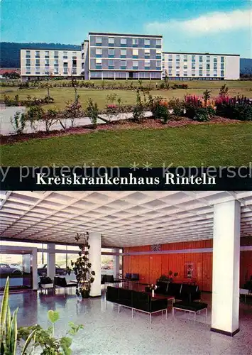 AK / Ansichtskarte Rinteln Kreiskrankenhaus Eingangshalle Rinteln