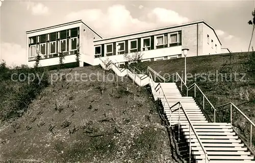 AK / Ansichtskarte Adorf_Waldeck Mittelpunktschule Treppenstrasse Adorf Waldeck
