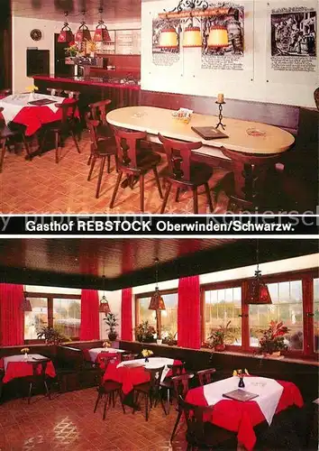 AK / Ansichtskarte Oberwinden_Elztal Gasthof Rebstock im Schwarzwald Oberwinden Elztal
