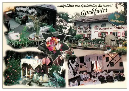 AK / Ansichtskarte Stephanskirchen_Simssee Antiquitaeten Restaurant Gocklwirt Stephanskirchen Simssee