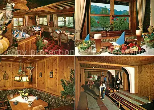 AK / Ansichtskarte Kochel_See Alpengasthof Kreut Alm Kochel_See