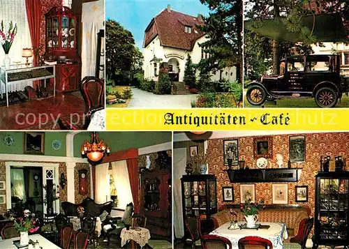 AK / Ansichtskarte Wietze_Celle Antiquitaeten Cafe Oldtimer Wietze_Celle