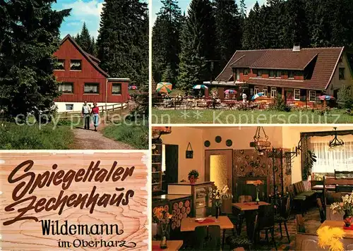 AK / Ansichtskarte Wildemann Waldgaststaette Spiegeltaler Zechenhaus Ausflugsgaststaette Wildemann