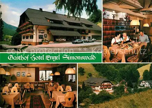 AK / Ansichtskarte Simonswald_Simonswaeldertal Gasthof Hotel Engel im Schwarzwald 