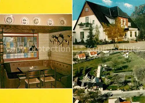 AK / Ansichtskarte Wensebrock_Rotenburg_Wuemme Gasthof Waldmanns Ruh Fliegeraufnahme Wensebrock_Rotenburg