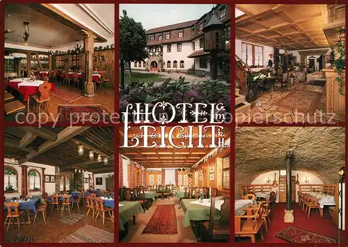 AK / Ansichtskarte Biebelried Hotel Gasthof Leicht Restaurant Biebelried