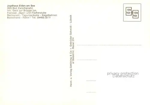 AK / Ansichtskarte Bad_Zwischenahn Jagdhaus Eiden am See Festsaal Restaurant Bad_Zwischenahn