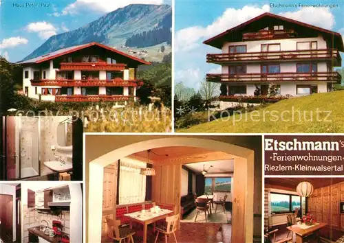 AK / Ansichtskarte Riezlern_Kleinwalsertal_Vorarlberg Ferienwohnungen Etschmann Riezlern_Kleinwalsertal