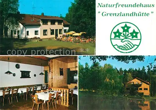 AK / Ansichtskarte Waldsassen Naturfreundehaus Grenzlandhuette Waldsassen