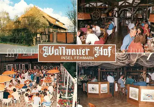 AK / Ansichtskarte Wallnau_Insel_Fehmarn Wallnauer Hof Gaststaette Restaurant 