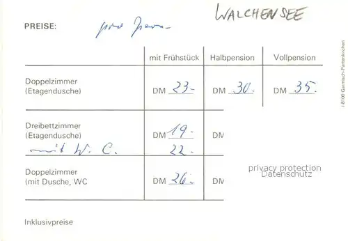 AK / Ansichtskarte Walchensee Alpenpanorama Walchensee