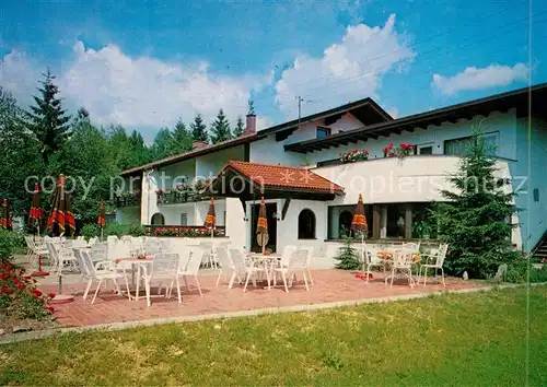 AK / Ansichtskarte Sonthofen_Oberallgaeu Hotel Restaurant Tiefenberger Hof Terrasse Sonthofen Oberallgaeu