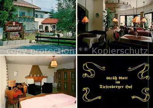 AK / Ansichtskarte Tiefenberg Hotel Restaurant Tiefenberger Hof Tiefenberg