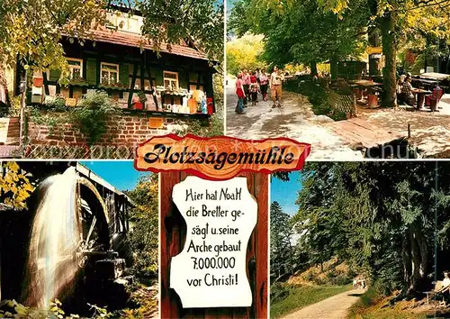 AK / Ansichtskarte Bad_Herrenalb Waldrestaurant zur Plotzsaegmuehle Bad_Herrenalb