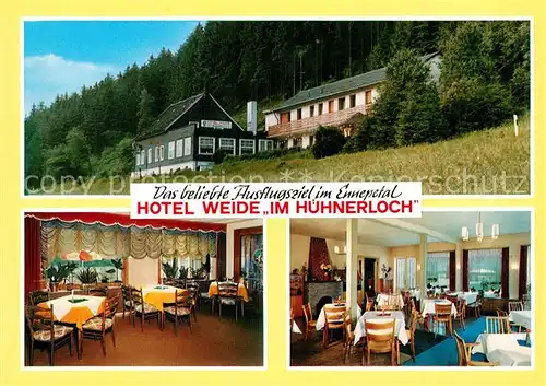 AK / Ansichtskarte Ennepetal Hotel Weide Cafe Restaurant Im Huehnerloch Ennepetal