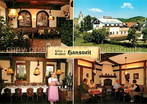 AK / Ansichtskarte Rothenkirchen_Oberfranken Hotel Gasthof Cafe Hansveit Rothenkirchen Oberfranken