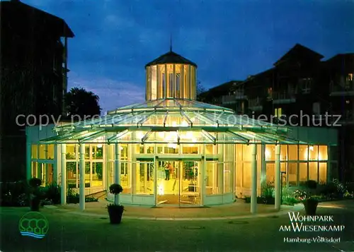AK / Ansichtskarte Hamburg Wohnpark am Wiesenkamp Nachtaufnahme Hamburg