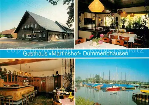 AK / Ansichtskarte Duemmerlohausen Gasthaus Martinshof Restaurant Seglerhafen Duemmersee Duemmerlohausen