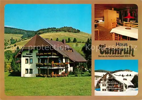 AK / Ansichtskarte Bernau_Schwarzwald Gaestehaus Pension Ferienwohnungen Haus Tannruh Bernau Schwarzwald