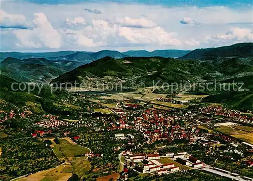 AK / Ansichtskarte Oberkirch_Baden Fliegeraufnahme Renchtal Oberkirch_Baden