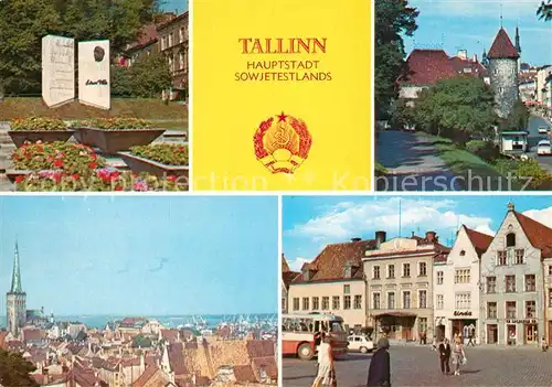 AK / Ansichtskarte Tallinn Vilde Denkmal  Tallinn
