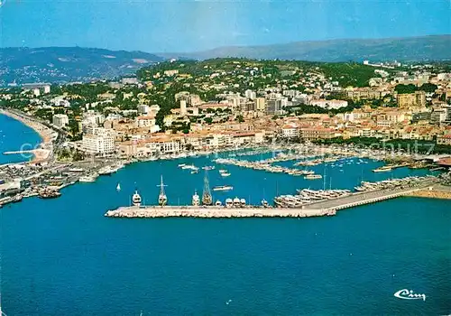 AK / Ansichtskarte Cannes_Alpes Maritimes Vue Aerienne Port Suquet  Cannes Alpes Maritimes