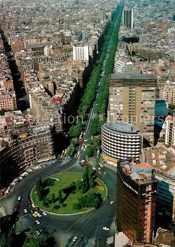 AK / Ansichtskarte Barcelona_Cataluna Plaza de Calvo Sotelo y Avda Generalisimo Barcelona Cataluna
